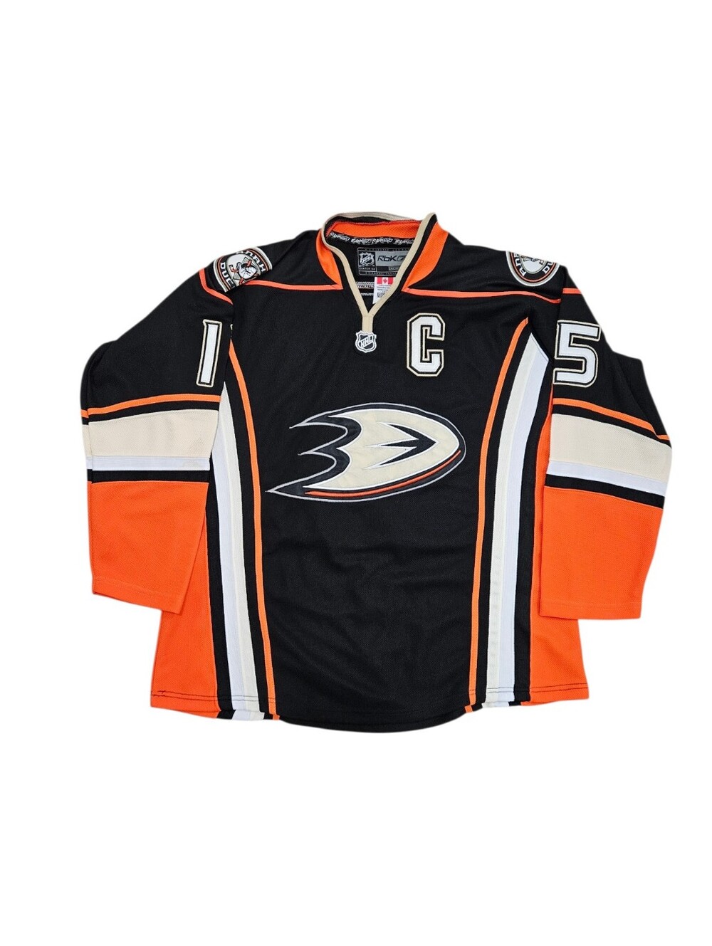 Ryan Getzlaf Anaheim Ducks Reebok CCM NHL Jersey Size 52 Made In Canada